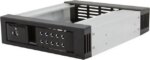 iStarUSA BPN-DE110SS-BLACK Trayless 5.25" to 3.5" SATA SAS 6 Gbps HDD Hot-swap Rack