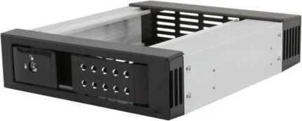 iStarUSA BPN-DE110SS-BLACK Trayless 5.25" to 3.5" SATA SAS 6 Gbps HDD Hot-swap Rack