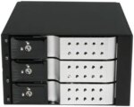 iStarUSA BPN-DE230SS-SILVER 2x5.25" to 3x3.5" SAS/SATA 6.0 Gb/s Trayless Hot-Swap Cage - OEM