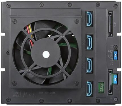 iStarUSA BPN-DE340HD-BLACK Trayless 3 x 5.25" to 4 x 3.5" 12Gb/s HDD Hot-swap Rack