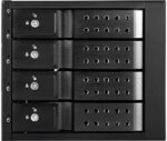 iStarUSA BPN-DE340HD-BLACK Trayless 3 x 5.25" to 4 x 3.5" 12Gb/s HDD Hot-swap Rack