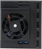 iStarUSA BPN-DE350SS-BLACK 3x5.25" to 5x3.5" SAS/SATA 6.0 Gb/s Trayless Hot-Swap Cage