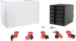 iStarUSA BPN-DE350SS-BLACK 3x5.25" to 5x3.5" SAS/SATA 6.0 Gb/s Trayless Hot-Swap Cage