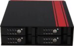 iStarUSA BPU-124DE-SS 1 x 5.25" to 4 x 2.5" SATA/SAS 6.0Gb/s Hot-Swap Backplane RAID Cage