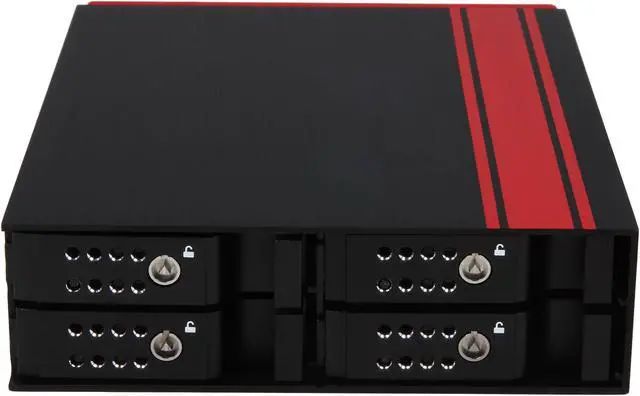 iStarUSA BPU-124DE-SS 1 x 5.25" to 4 x 2.5" SATA/SAS 6.0Gb/s Hot-Swap Backplane RAID Cage