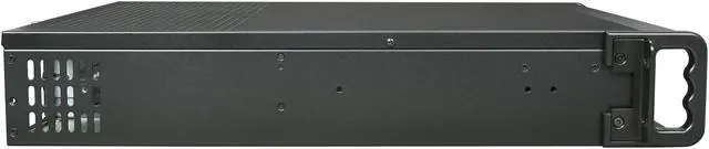 iStarUSA D-200 Black 2U Rackmount Compact Stylish Chassis - Black Bezel