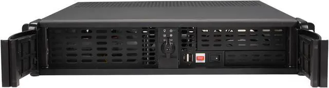 iStarUSA D-200-FS Black 2U Rackmount Compact Stylish Chassis