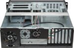 iStarUSA D-300-FS Black 3U Rackmount Compact Stylish Front-mounted PSU Chassis