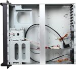 iStarUSA D-300-FS Black 3U Rackmount Compact Stylish Front-mounted PSU Chassis