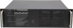 iStarUSA D-314-MATX Black 3U Rackmount Chassis ATX Power Supply Compatible