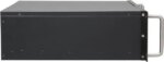 iStarUSA D-314-MATX Black 3U Rackmount Chassis ATX Power Supply Compatible