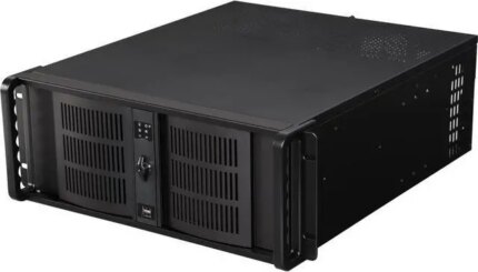 iStarUSA D-400-6 Black 4U Rackmount Compact Stylish Chassis