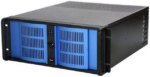 iStarUSA D-400-6-Blue 4U Rackmount Compact Stylish Server Chassis