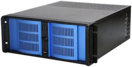 iStarUSA D-400-6-Blue 4U Rackmount Compact Stylish Server Chassis