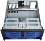 iStarUSA D-400-6-Blue 4U Rackmount Compact Stylish Server Chassis