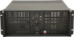 iStarUSA D-400-6-ND Black 4U Rackmount Compact Stylish Chassis