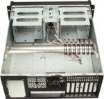 iStarUSA D-400-6-ND Black 4U Rackmount Compact Stylish Chassis