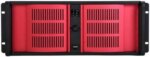 iStarUSA D-400-6-RED 4U Rackmount Compact Stylish Rackmount Chassis