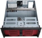 iStarUSA D-400-6-RED 4U Rackmount Compact Stylish Rackmount Chassis