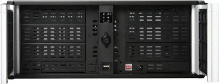 iStarUSA D-400-6-SILVER 4U Rackmount Compact Stylish Server Chassis - OEM