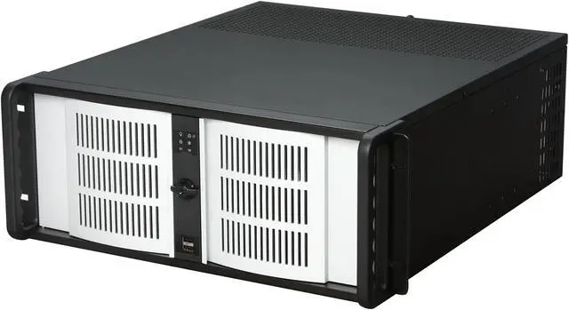 iStarUSA D-400-6-SILVER 4U Rackmount Compact Stylish Server Chassis - OEM