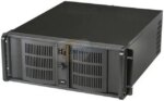 iStarUSA D-400 Black 4U Rackmount Compact Stylish Chassis - Black Bezel