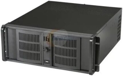 iStarUSA D-400 Black 4U Rackmount Compact Stylish Chassis - Black Bezel