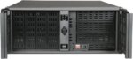 iStarUSA D-400L-7 Black 4U Rackmount High Performance Chassis - Black Bezel