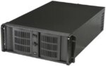 iStarUSA D-400L-7 Black 4U Rackmount High Performance Chassis - Black Bezel