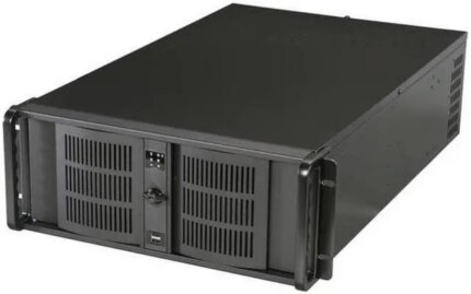 iStarUSA D-400L-7 Black 4U Rackmount High Performance Chassis - Black Bezel
