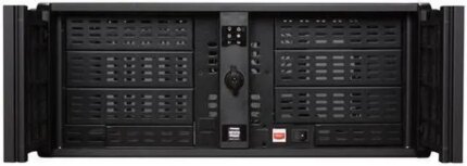 iStarUSA D400-6SE-BK 4U Rackmount Compact Stylish Server Chassis - OEM