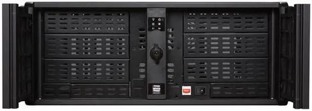 iStarUSA D400-6SE-BK 4U Rackmount Compact Stylish Server Chassis - OEM