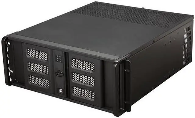 iStarUSA D400-6SE-BK 4U Rackmount Compact Stylish Server Chassis - OEM