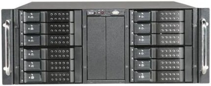 iStarUSA D410-DE12BK Black 4U Rackmount 10-Bay Stylish Storage Server Rackmount Chassis