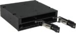 iStarUSA T-5K225T-SA 5.25" to Slim ODD and 2x2.5" SATA 6Gb/s Trayless Hot-Swap Cage