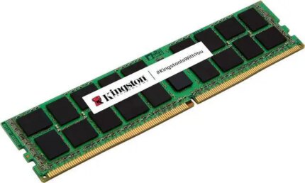 Kingston 16GB DDR5 SDRAM Memory Module - For Workstation - 16 GB - DDR5-4800/PC5-38400 DDR5 SDRAM - 4800 MHz Single-rank Memory - CL40 - 1.10 V - ECC