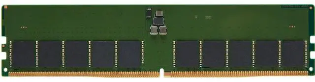 Kingston 32GB DDR5 SDRAM Memory Module - For Workstation - 32 GB - DDR5-4800/PC5-38400 DDR5 SDRAM - 4800 MHz Dual-rank Memory - CL40 - 1.10 V - ECC -