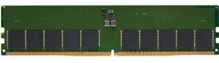 Kingston 32GB DDR5 SDRAM Memory Module - For Workstation - 32 GB - DDR5-4800/PC5-38400 DDR5 SDRAM - 4800 MHz Dual-rank Memory - CL40 - 1.10 V - ECC -