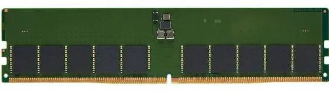 Kingston 32GB DDR5 SDRAM Memory Module - For Workstation - 32 GB - DDR5-4800/PC5-38400 DDR5 SDRAM - 4800 MHz Dual-rank Memory - CL40 - 1.10 V - ECC -