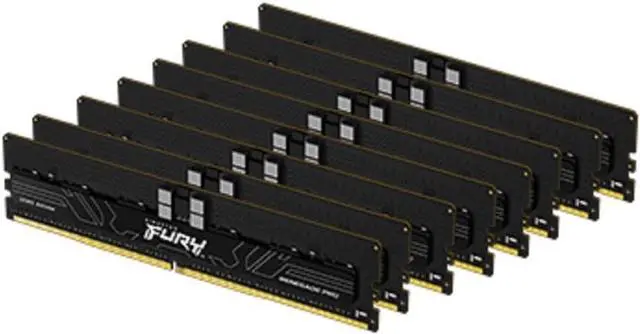 Kingston Fury Renegade Pro 128GB (8 x 16GB) ECC Registered DDR5 6400 (PC5 51200) Memory (Server Memory) Model KF564R32RBK8-128