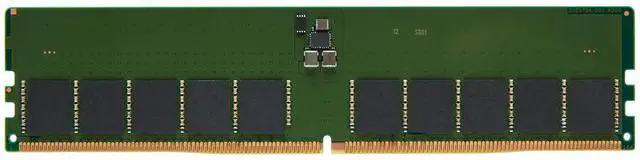 Kingston KSM56E46BD8KM-48HM RAM Module - 48 GB - DDR5-5600/PC5-44800 DDR5 SDRAM - 5600 MHz Dual-rank Memory - CL46 - 1.10 V - ECC - Unbuffered -
