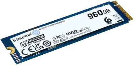 Kingston SEDC2000BM8/960G DC2000B 960 GB Solid State Drive - M.2 2280 Internal - PCI Express NVMe (PCI Express NVMe 4.0 x4) - Server, Data Center