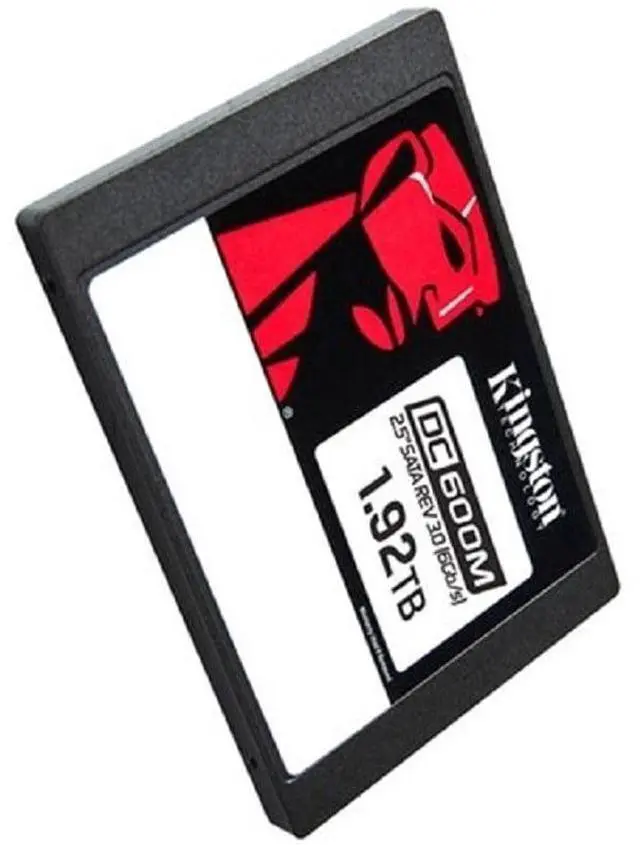 Kingston SEDC600M/1920G DC600M 1.92 TB Solid State Drive - 2.5" Internal - SATA 6 Gb/s- Mixed Use - Server Device Supported - 1.66 DWPD - 3504 TB -
