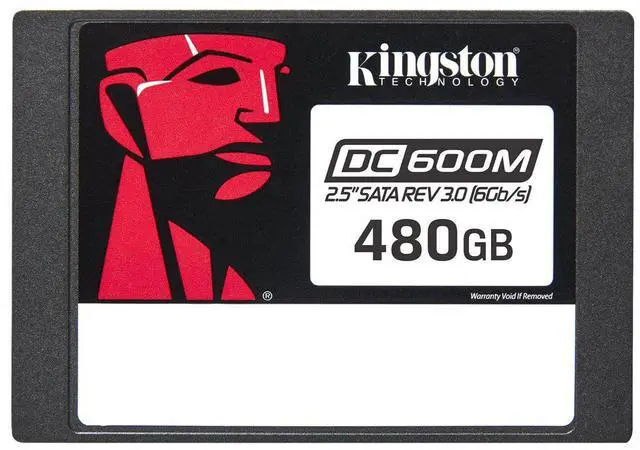 Kingston SEDC600M/480G DC600M 480 GB Solid State Drive - 2.5" Internal - SATA (SATA/600) - Mixed Use - Server Device Supported - 1 DWPD - 876 TB TBW -
