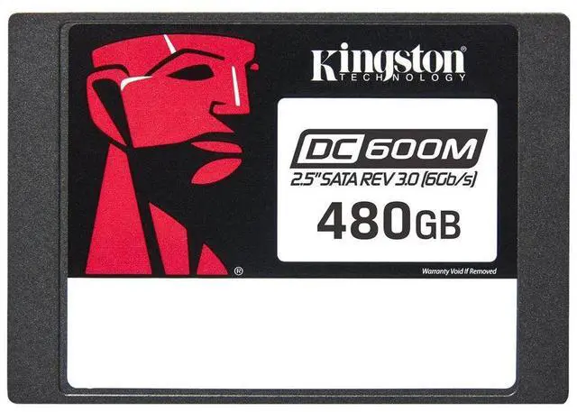 Kingston SEDC600M/480G DC600M 480 GB Solid State Drive - 2.5" Internal - SATA (SATA/600) - Mixed Use - Server Device Supported - 1 DWPD - 876 TB TBW -
