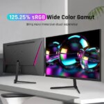 KTC 24 Inch FHD 165Hz Gaming Monitor, 1080P Fast IPS Frameless Computer Monitor with Adaptive Sync, Eye Care PC Gamer Monitor,HDMIx2, DisplayPort,