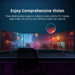 KTC 24 Inch FHD 165Hz Gaming Monitor, 1080P Fast IPS Frameless Computer Monitor with Adaptive Sync, Eye Care PC Gamer Monitor,HDMIx2, DisplayPort,