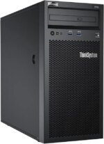 Lenovo ThinkSystem ST50v2 Tower Server, Intel Xeon E-2324G Quad-Core CPU, 64GB DDR4 2666MHz RAM, 12TB HDD Storage, JBOD RAID, Microsoft Windows Server
