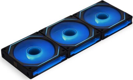 LIAN LI UNI FAN SL INFINITY 120 RGB BLACK 3 PCS PACK ---UF-SLIN120-3B ( L Connect 3.0 Controller included)