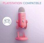 Logitech Blue Yeti Premium USB Gaming Microphone for Streaming, Blue VO!CE Software, PC, Podcast, Studio, Computer Mic, Exclusive Streamlabs Themes,